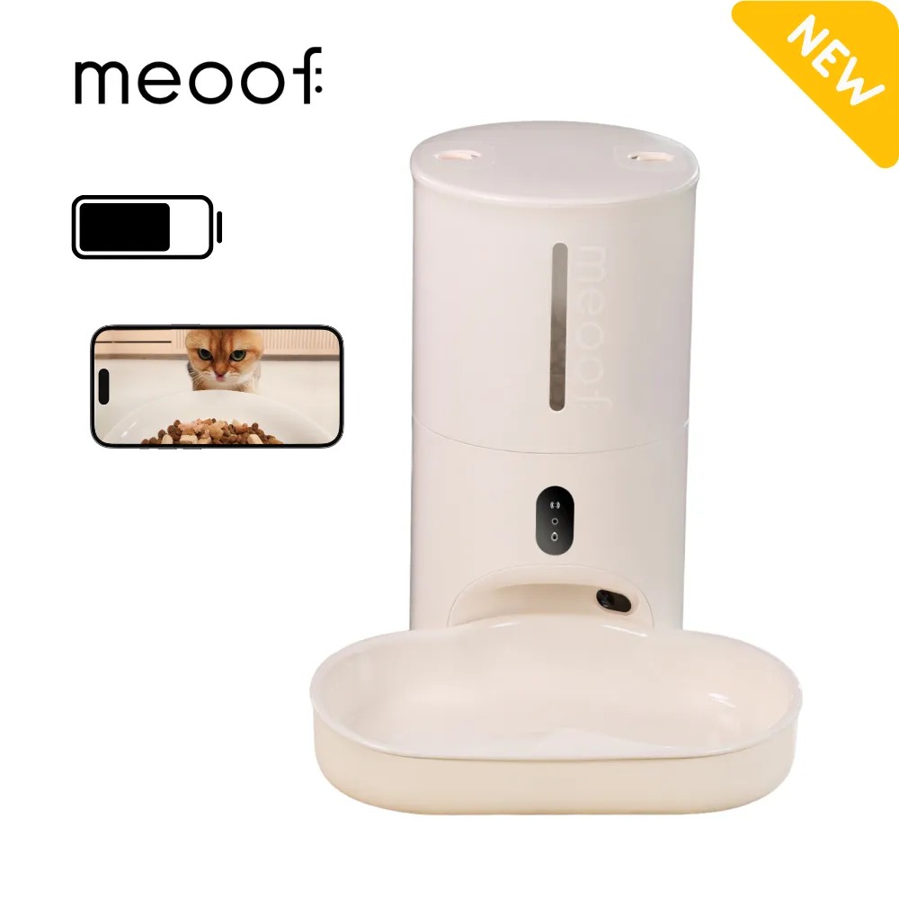 【meoof】★蛋捲餵食器 雲朵碗 WIFI版